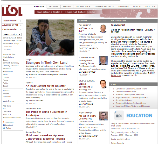 Transitions Online_Around the Bloc-Democracy, Kyrgyz Style