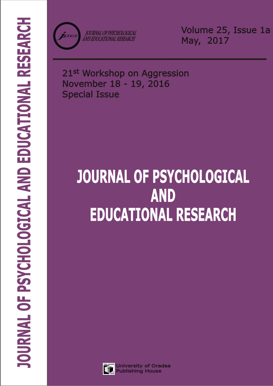 Functions of aggressive behaviors – implications for interventions Cover Image