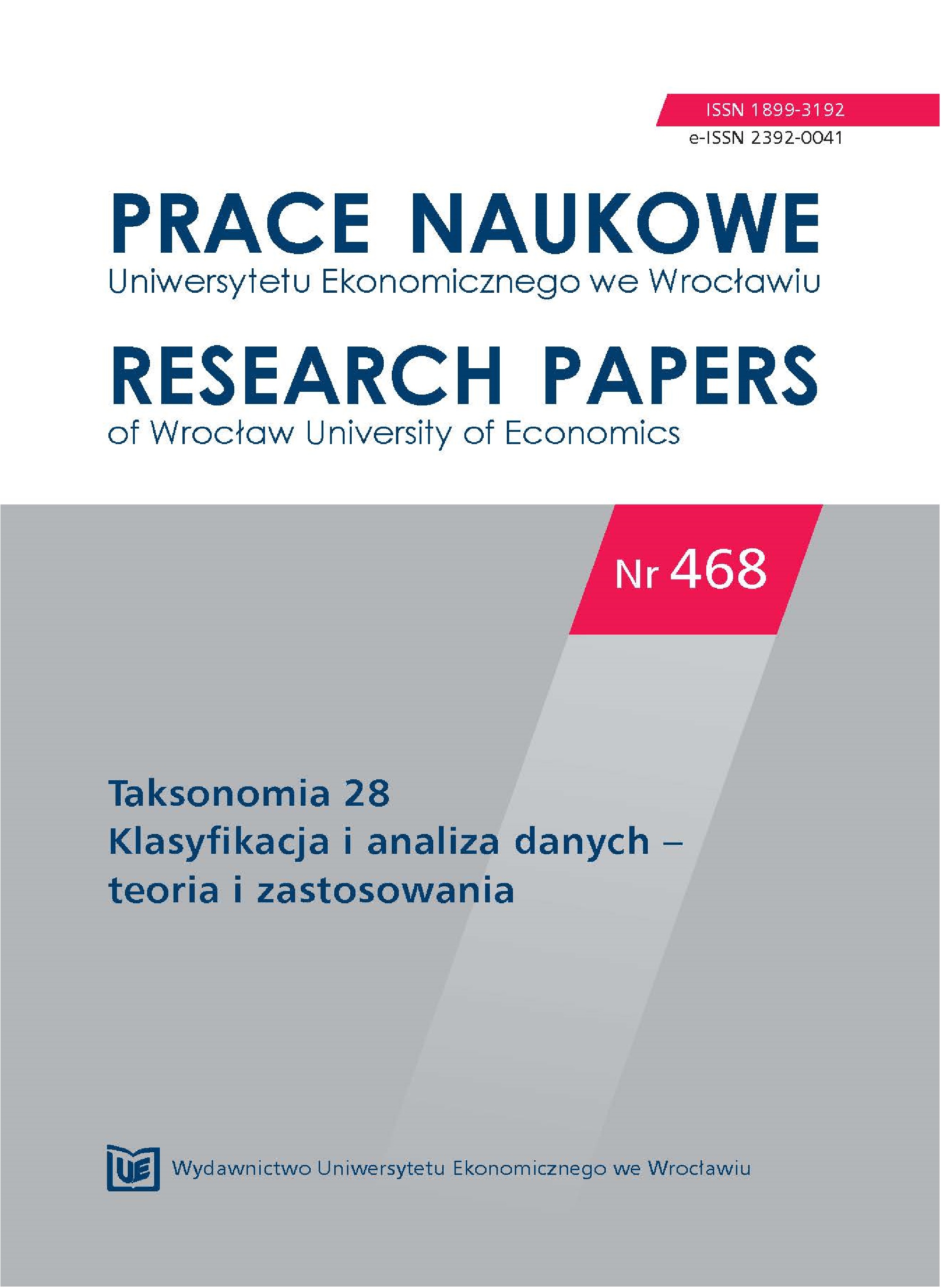 Application of cluster analysis to the construction of
investment portfolio on the Warsaw Stock Exchange Cover Image