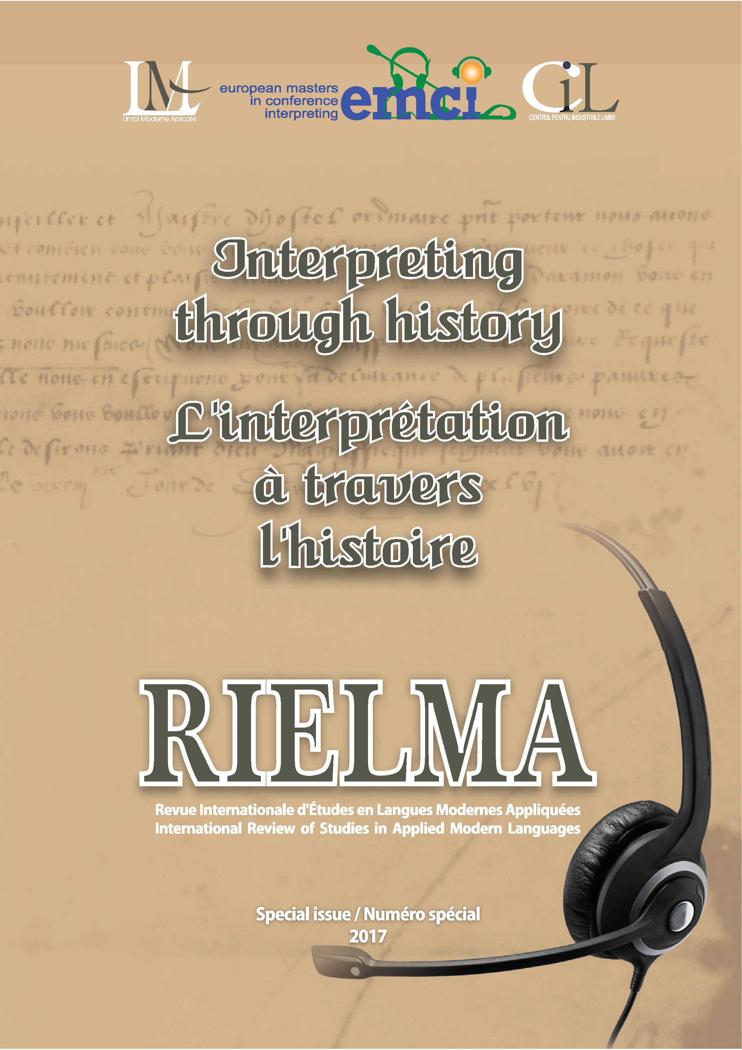 The Birth and Development of Conference Interpreting in Turkey Cover Image