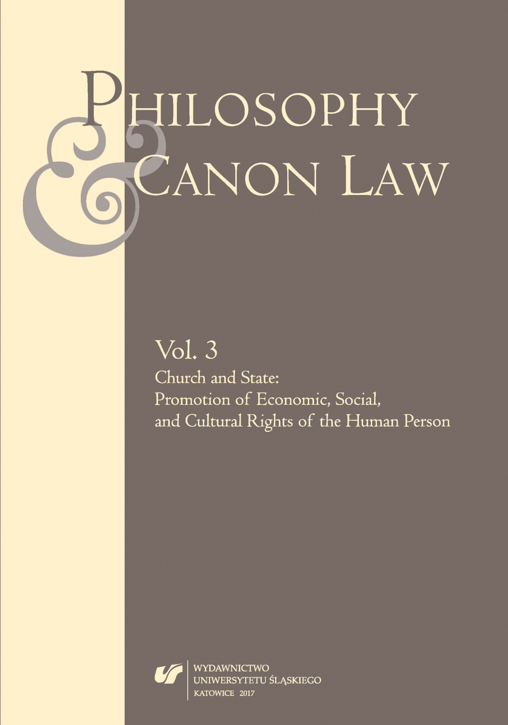 The Principle of Subsidiarity in the Code of Canon Law Cover Image