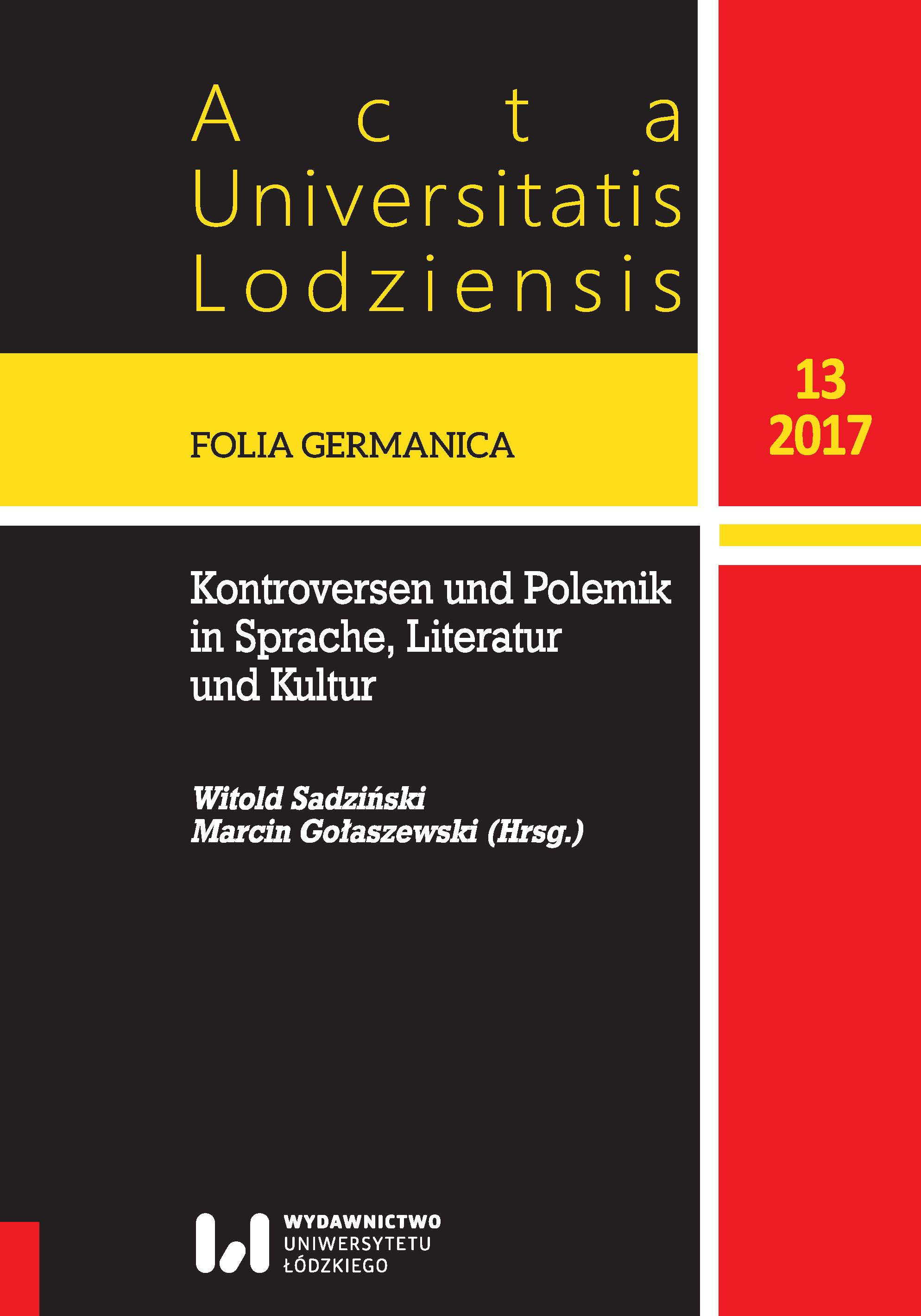 Monika Wolting (Hg.): Identitätskonstruktionen in der deutschen Gegenwartsliteratur. V&R Unipress, Göttingen 2017, SS. 362 Cover Image