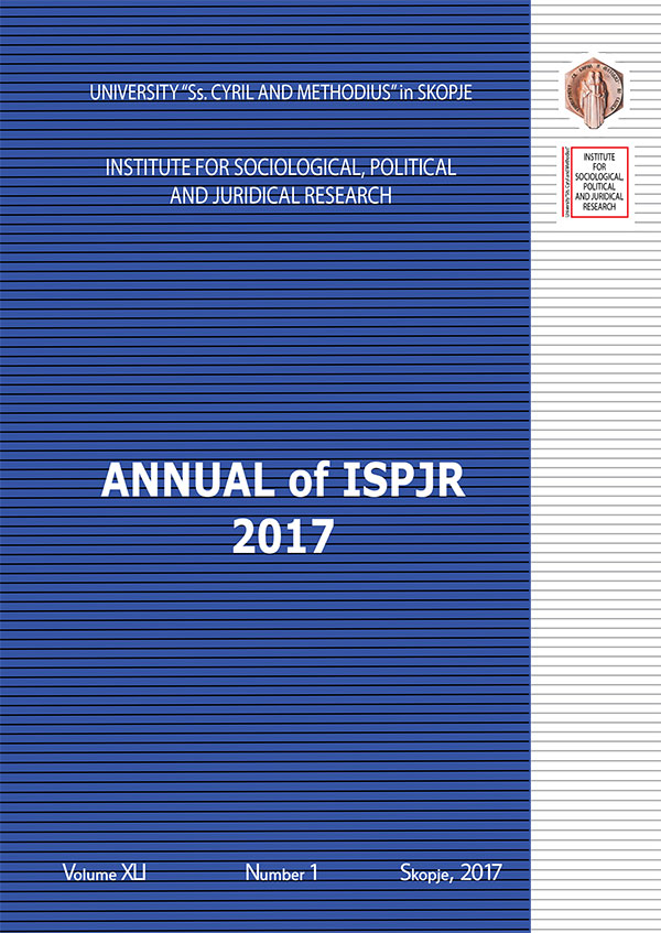 THE CHILD CRIME PHENOMENON IN REPUBLIC OF MACEDONIA: 2006-2015 Cover Image