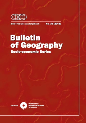 Changes in the area of urban green space in cities of western Poland Cover Image
