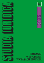 Conditions for the Admissibility of Scienti C Research in
Biomedicine Biobanking: A Challenge in Times of Big Data Cover Image