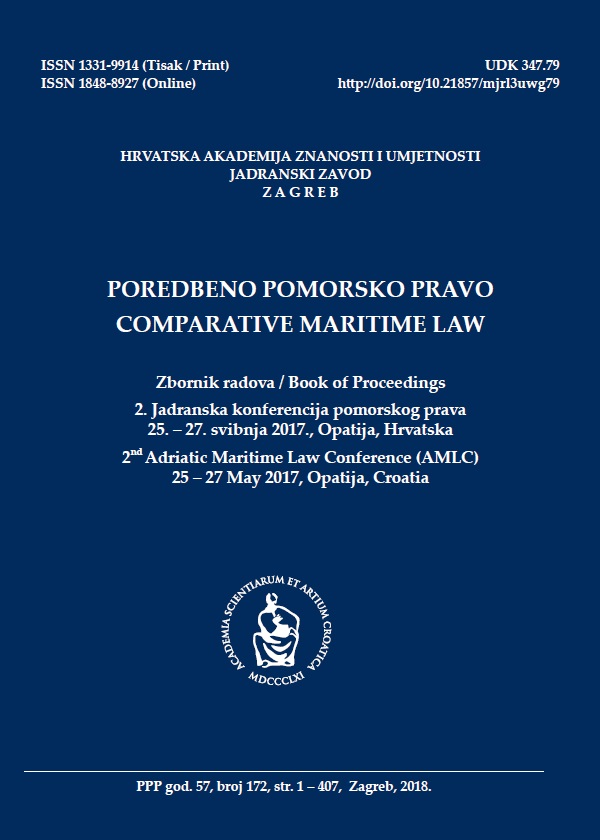 Safety of navigation standards in the ports of nautical tourism (marinas) with a special focus on the maintenance of the port order Cover Image