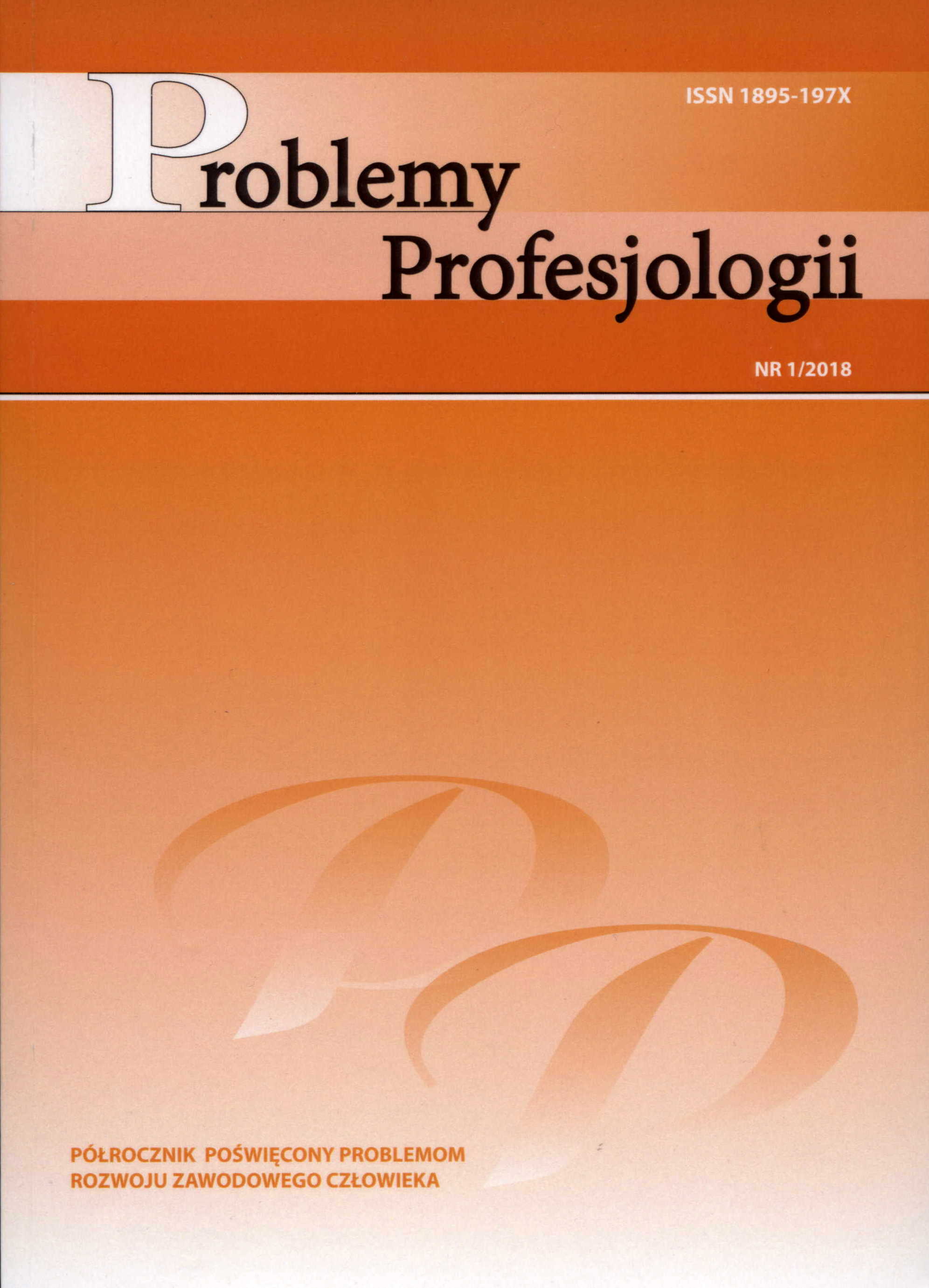 PROFESSIONAL PROBLEMS OF POLISH EMIGRANTS AND THEIR WAYS TO COPE WITH STRESS Cover Image
