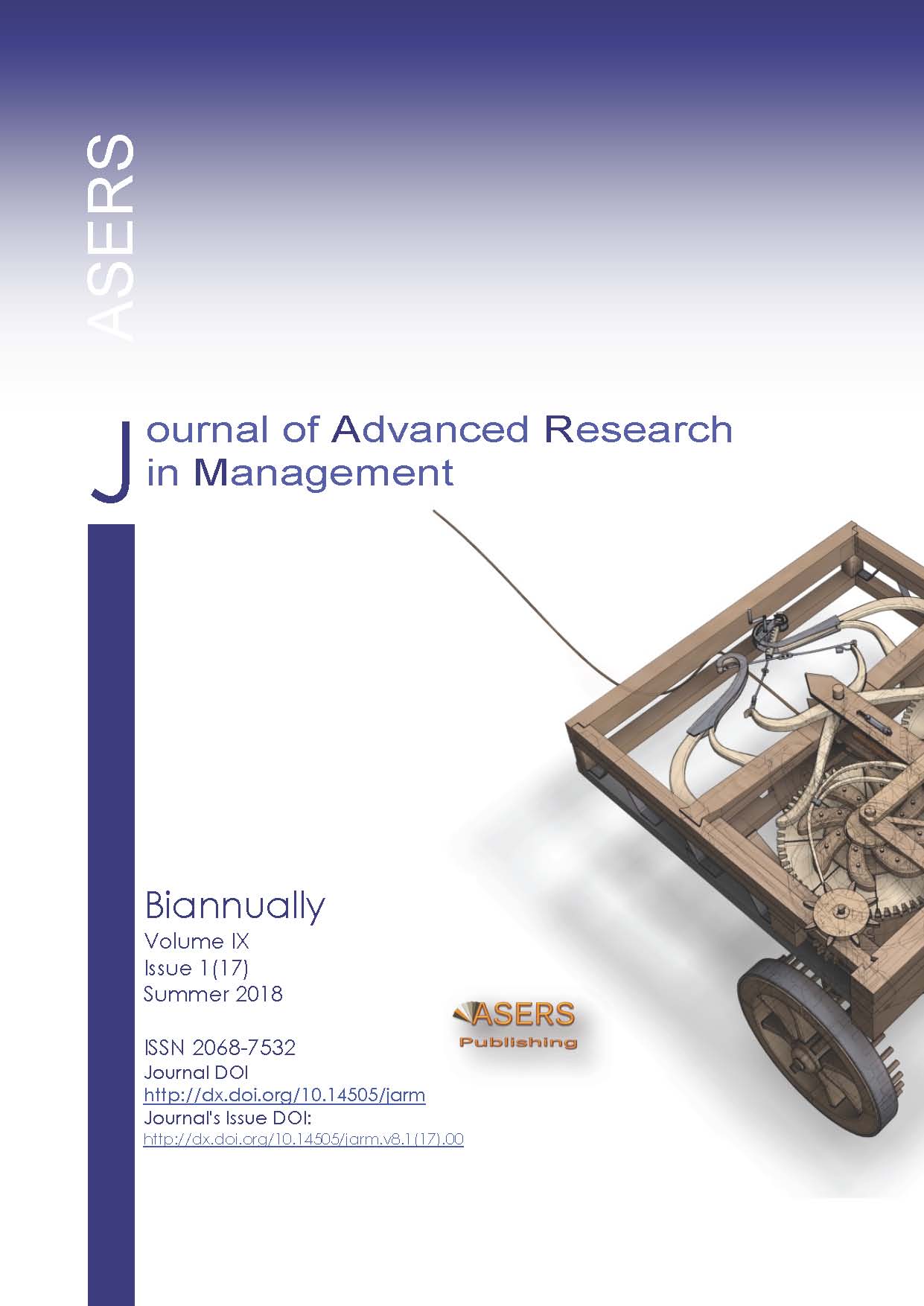 Study on Corporate Social Responsability Activities regarding Small and Medium￾Sisez Enterprises in Romania (2017-2018) Cover Image