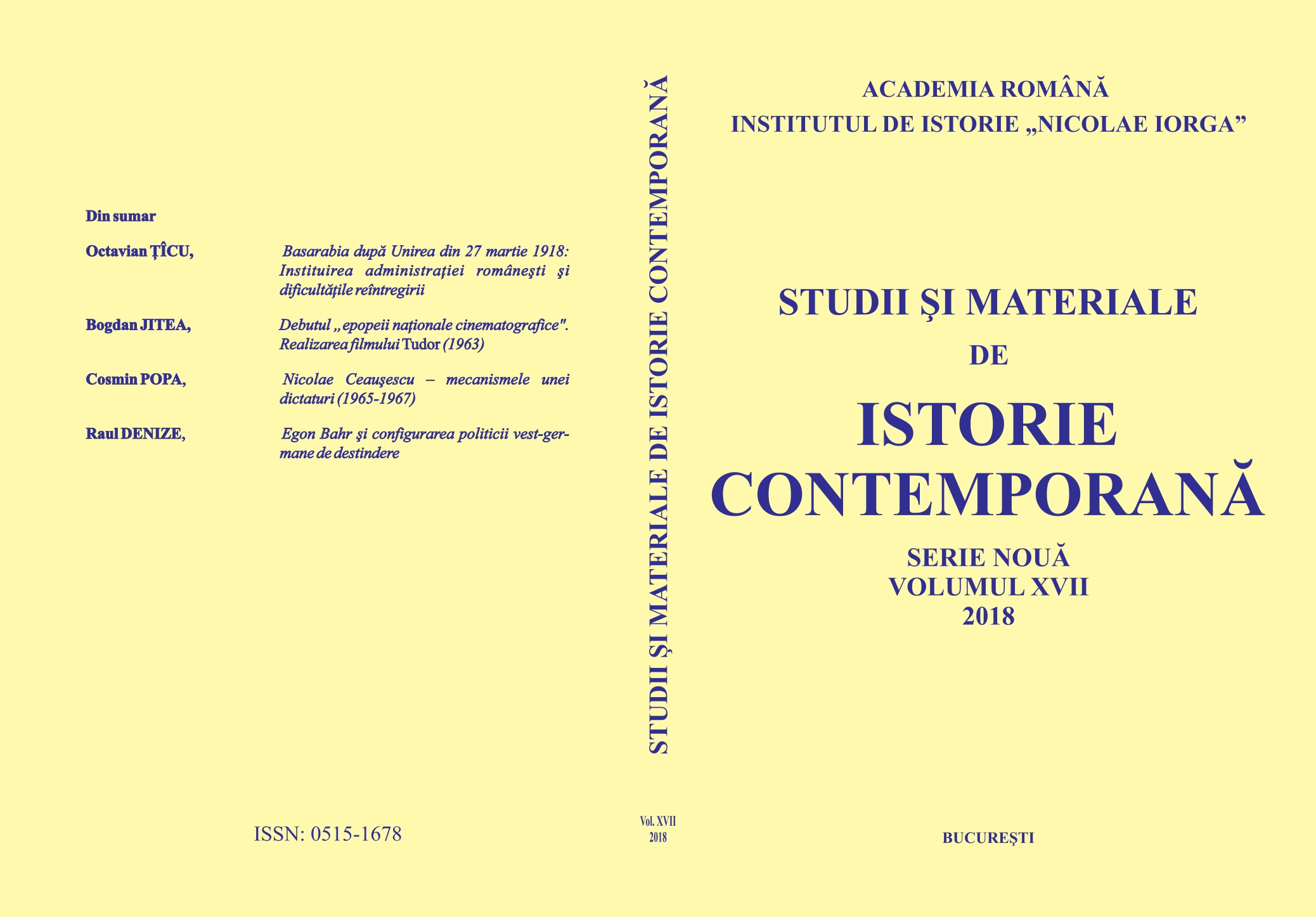 Remembering Communism in Post-Communist Romania:
Memorial Regimes and Individual Recollections Cover Image