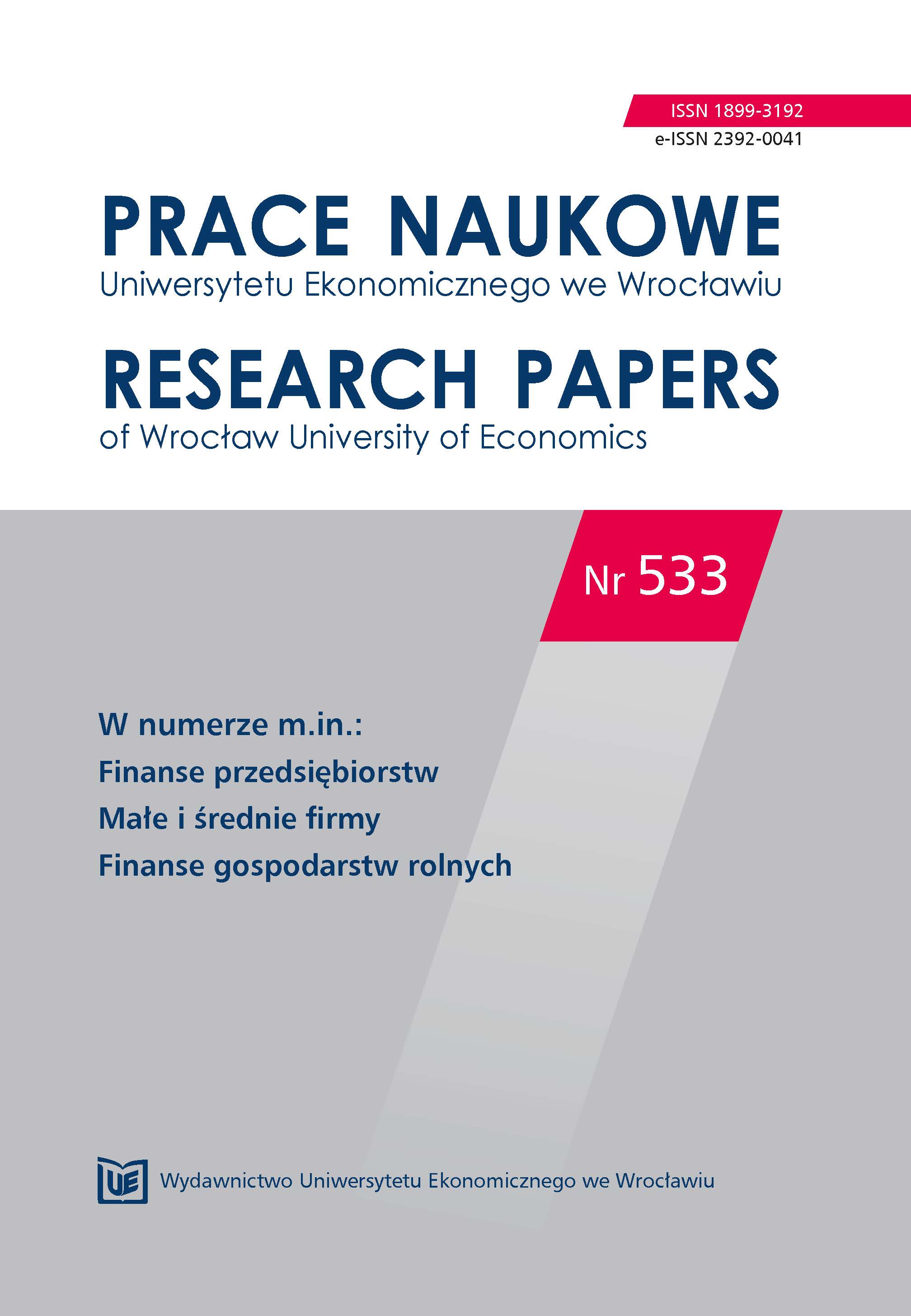 Financialization of the economy vs. the scope and scale of agricultural farms Cover Image