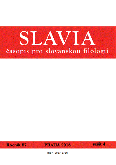Some Aspects of Czech Oral Language Morphology of Russian-Language Native Speakers Cover Image