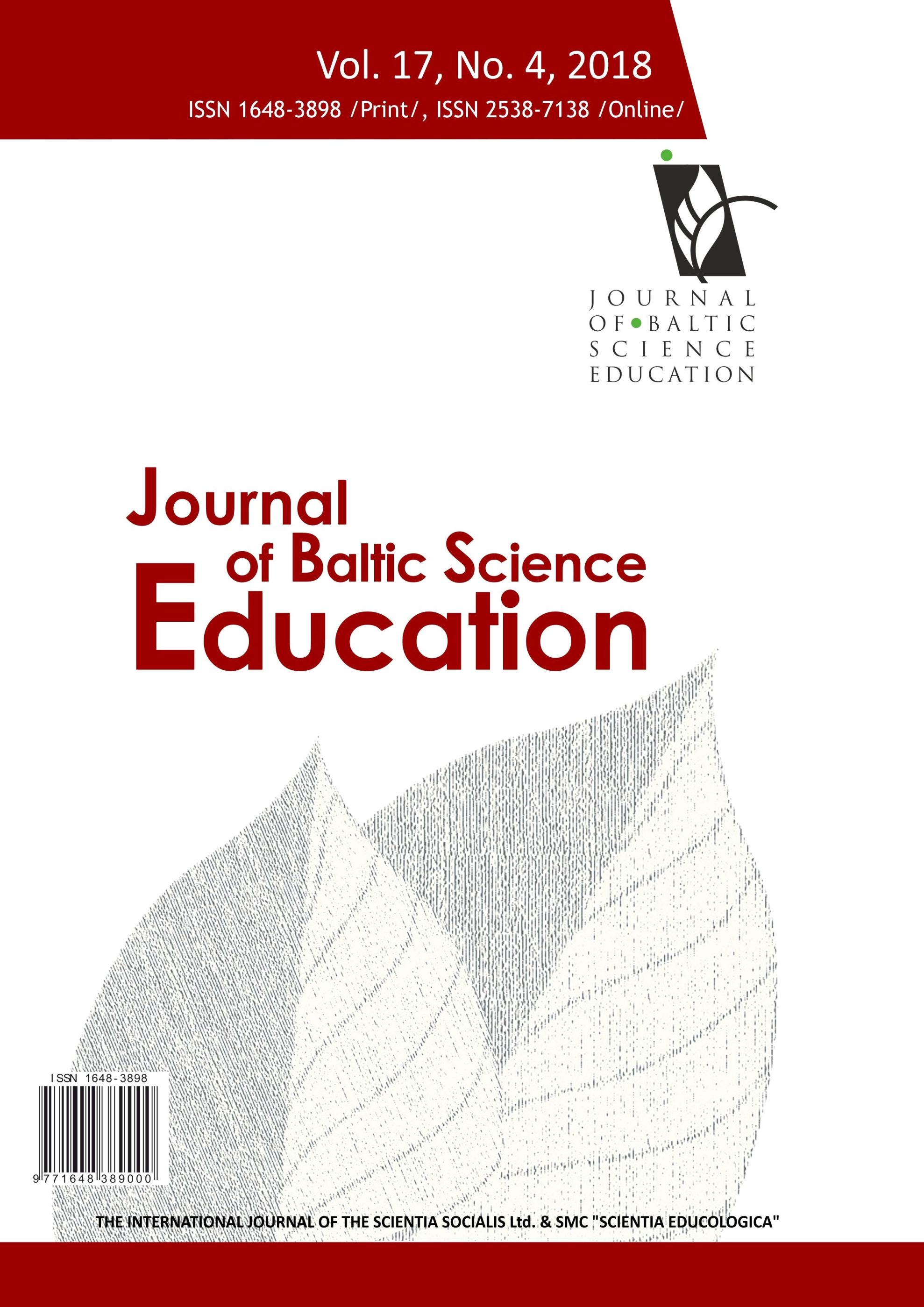 FOURTEEN-YEAR-OLD STUDENTS' MISCONCEPTIONS REGARDING THE SUB-MICRO AND SYMBOLIC LEVELS OF SPECIFIC CHEMICAL CONCEPTS Cover Image