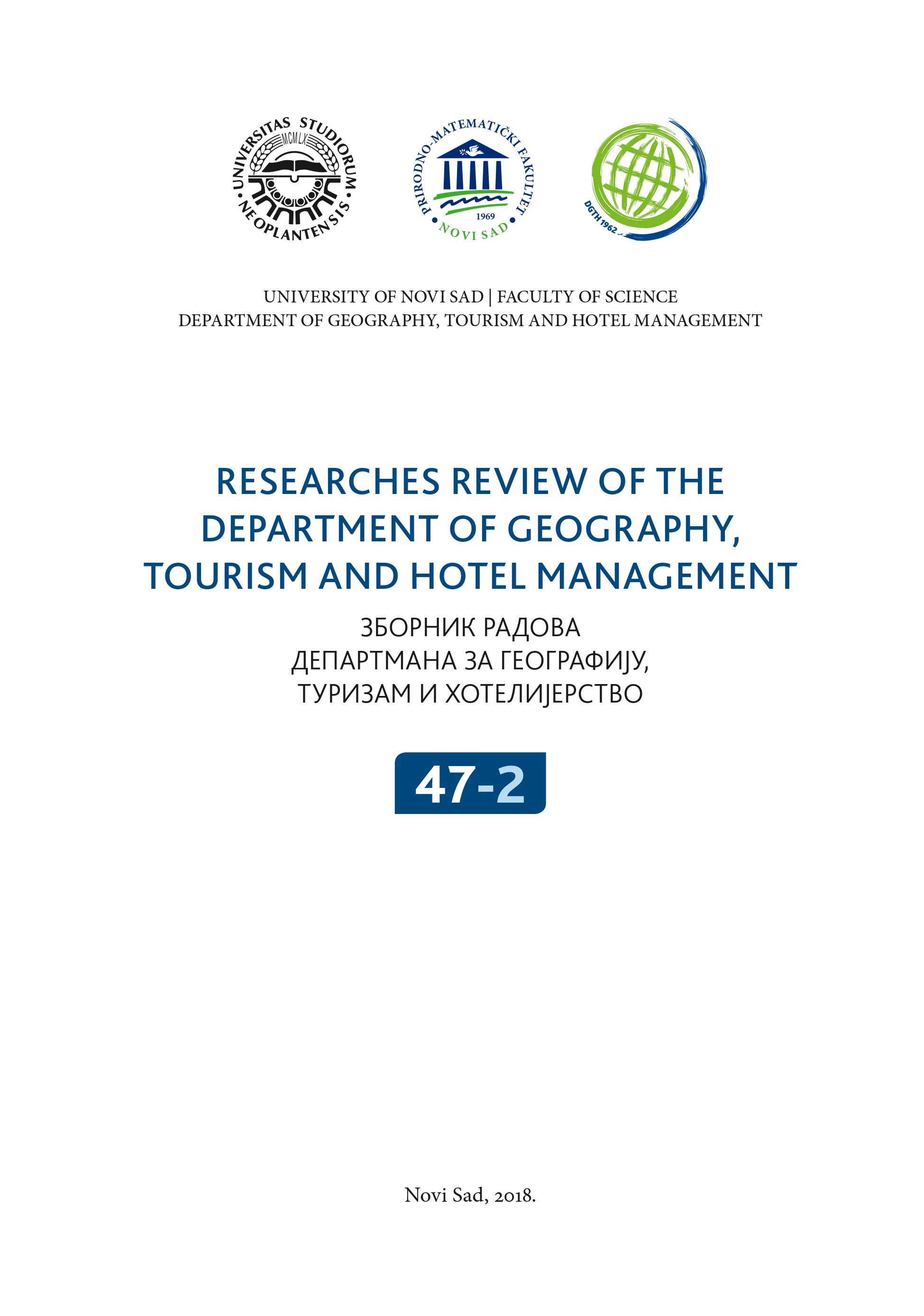 COMPARATIVE ANALYSIS OF DEVIL’S TOWN
AND BRYCE CANYON GEOSITES
BY APPLYING THE MODIFIED GEOSITE
ASSESSMENT MODEL (M-GAM) Cover Image