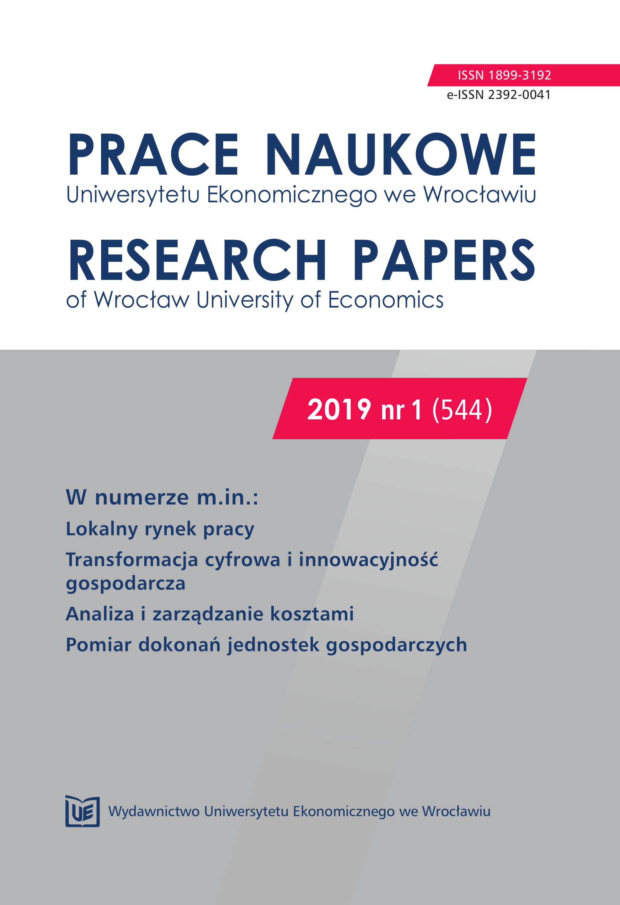 Housing gap – the definition aspect and measurement issue on an example of Wrocław city Cover Image