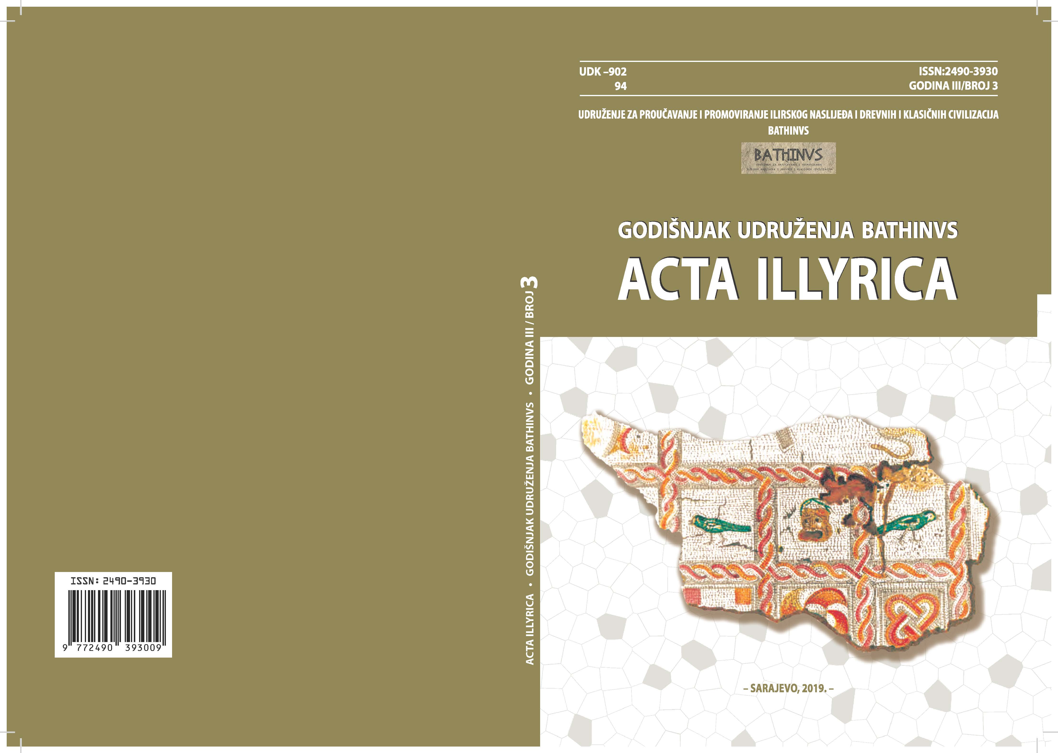 Roman conquest of the Sarajevo Region and its consequences on the example of urbanism and Early Christian (Late Antiquity) architecture Cover Image
