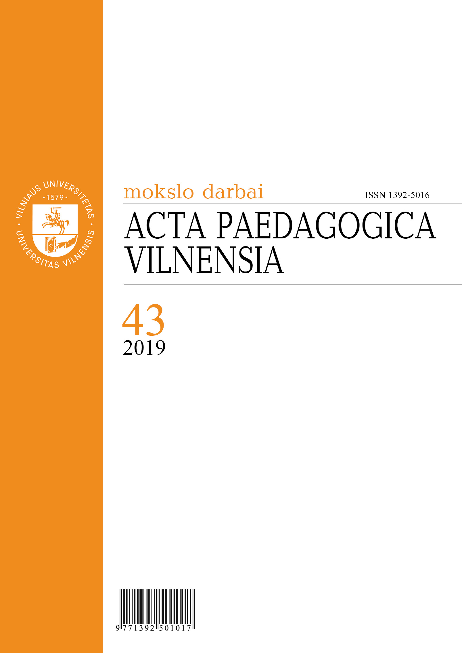 The Synergy Between a Dynamic Educational Environment of a Pre-School Educational Institution and the Physical Activity of Children Cover Image