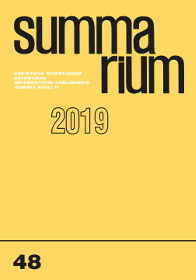 From Lipnica to university. My memories and reflections from my studies (1951-1956) at the Catholic University of Lublin Cover Image
