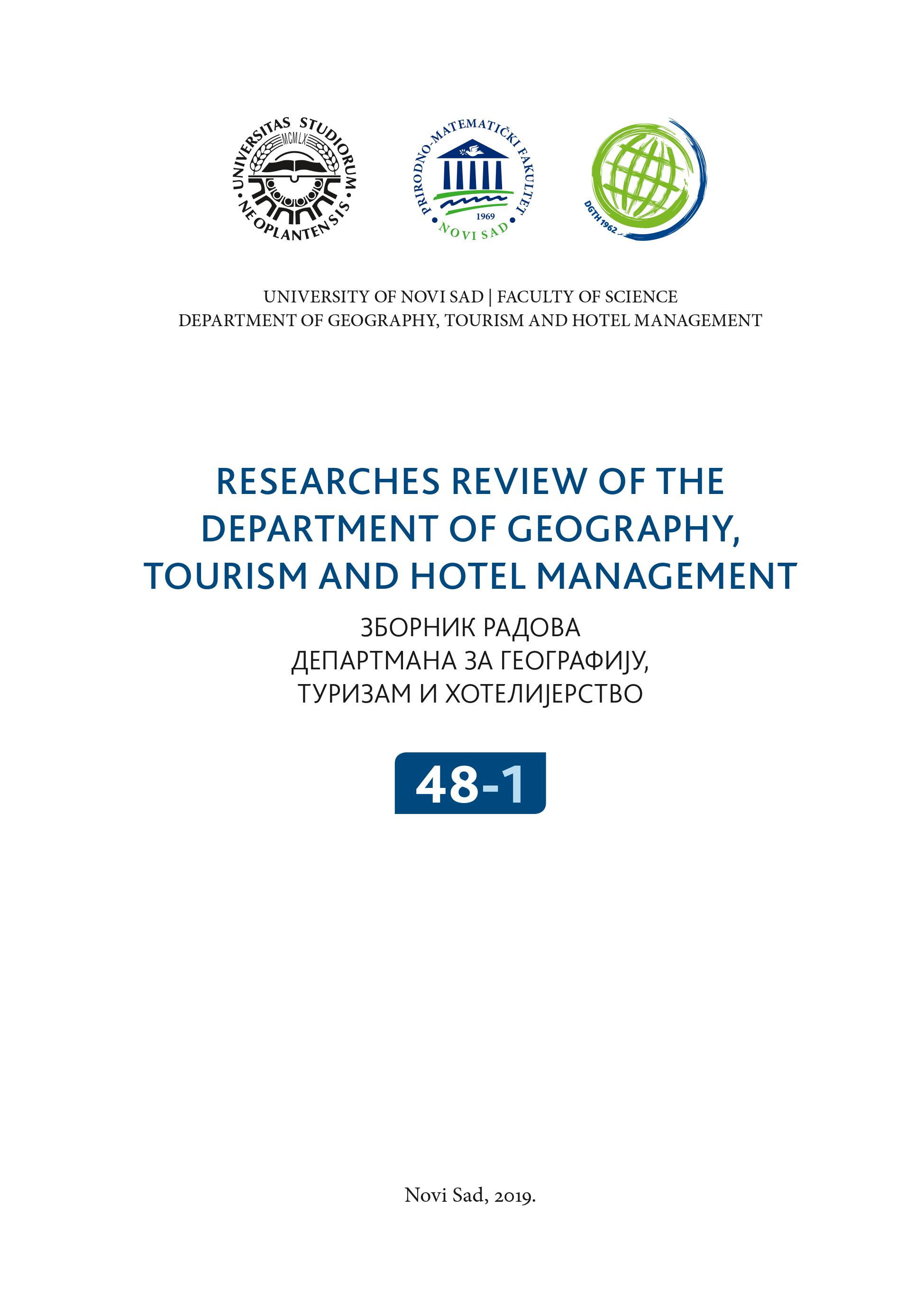 THE FRACTAL PERSPECTIVE ON THE EVOLUTION OF THE PERIPHERAL URBAN FABRIC (BUCHAREST, ROMANIA) Cover Image