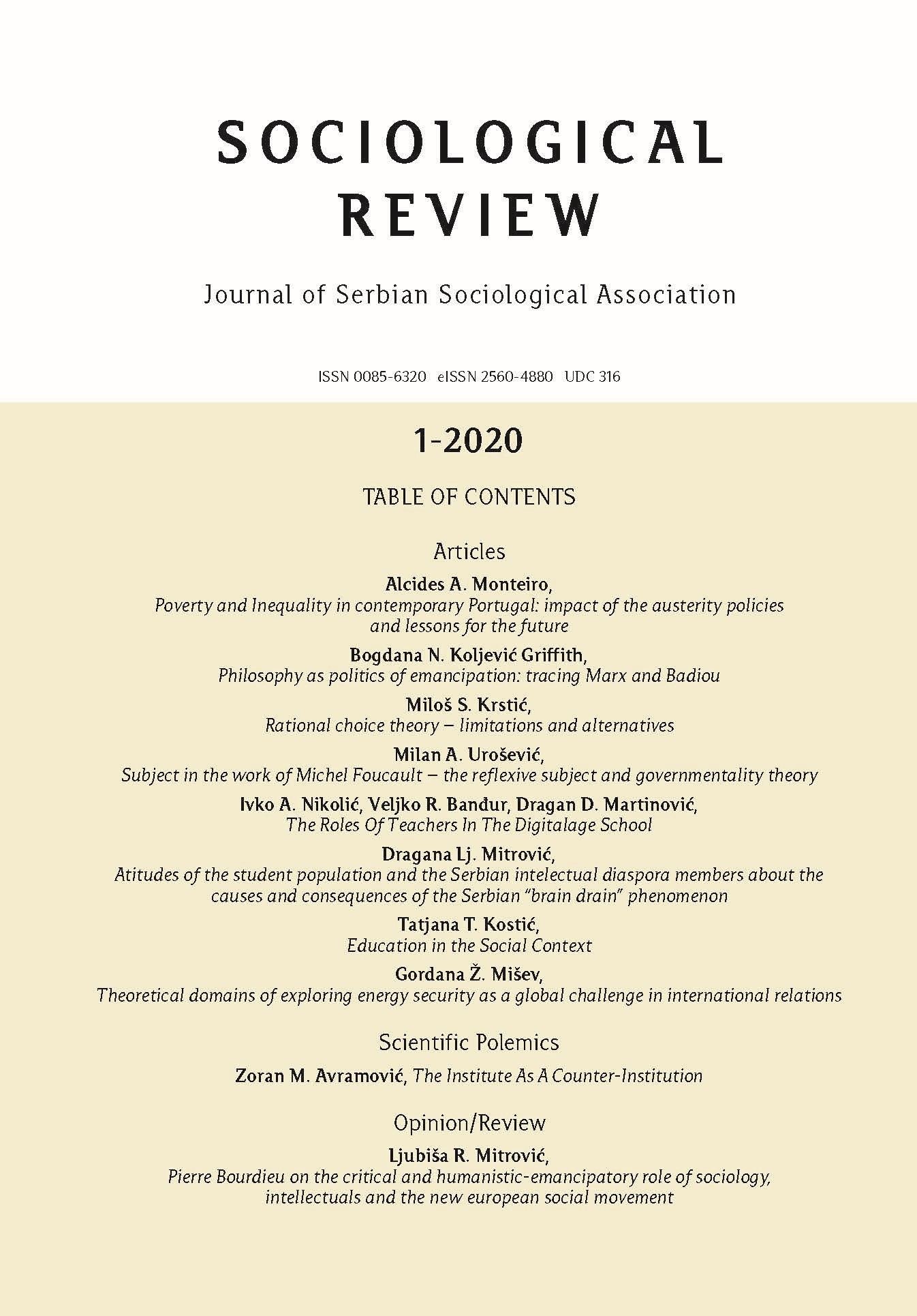 Theoretical domains of exploring energy security as a global challenge in international relations Cover Image