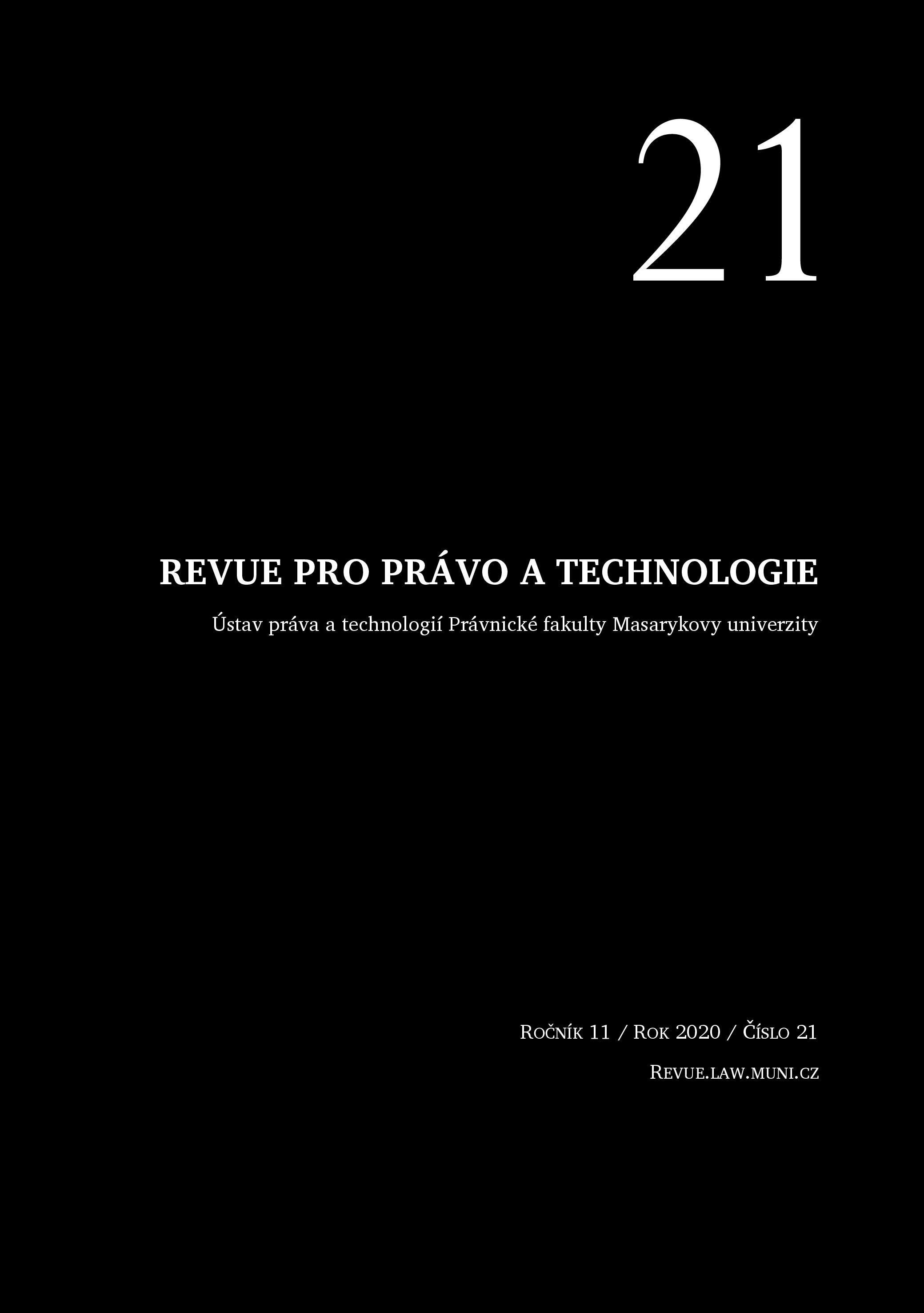 Overview of the Current Case Law I/2020 Cover Image