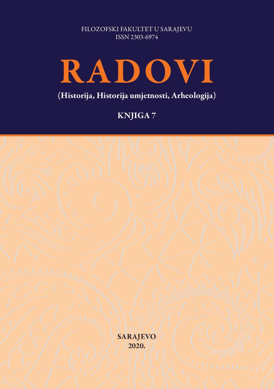 Bibliography of Godišnjak Društva istoričara Bosne i  Hercegovine, Sarajevo (I do XL-XLI) Cover Image