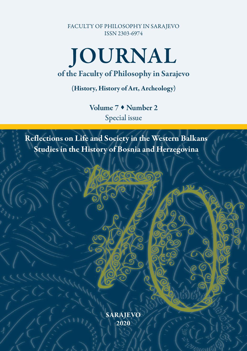 Ancient Epigraphic Inscriptions as a Source for Research of the Oldest Past of Bosnia and Herzegovina. Text Reconstruction and Analysis of Four Previously Unpublished Epigraphic Monuments Cover Image