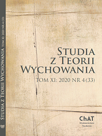Academic education in a distance form - reflection 
on the praxeological dimension of e-learning Cover Image