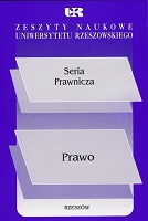 LEGAL PROTECTION OF NAMES CONSIDERED AS INTANGIBLE VALUES ON THE GROUNDS OF THE ACT OF 23 JULY 2003 ON THE PROTECTION OF MONUMENTS AND THE GUARDIANSHIP OF MONUMENTS Cover Image
