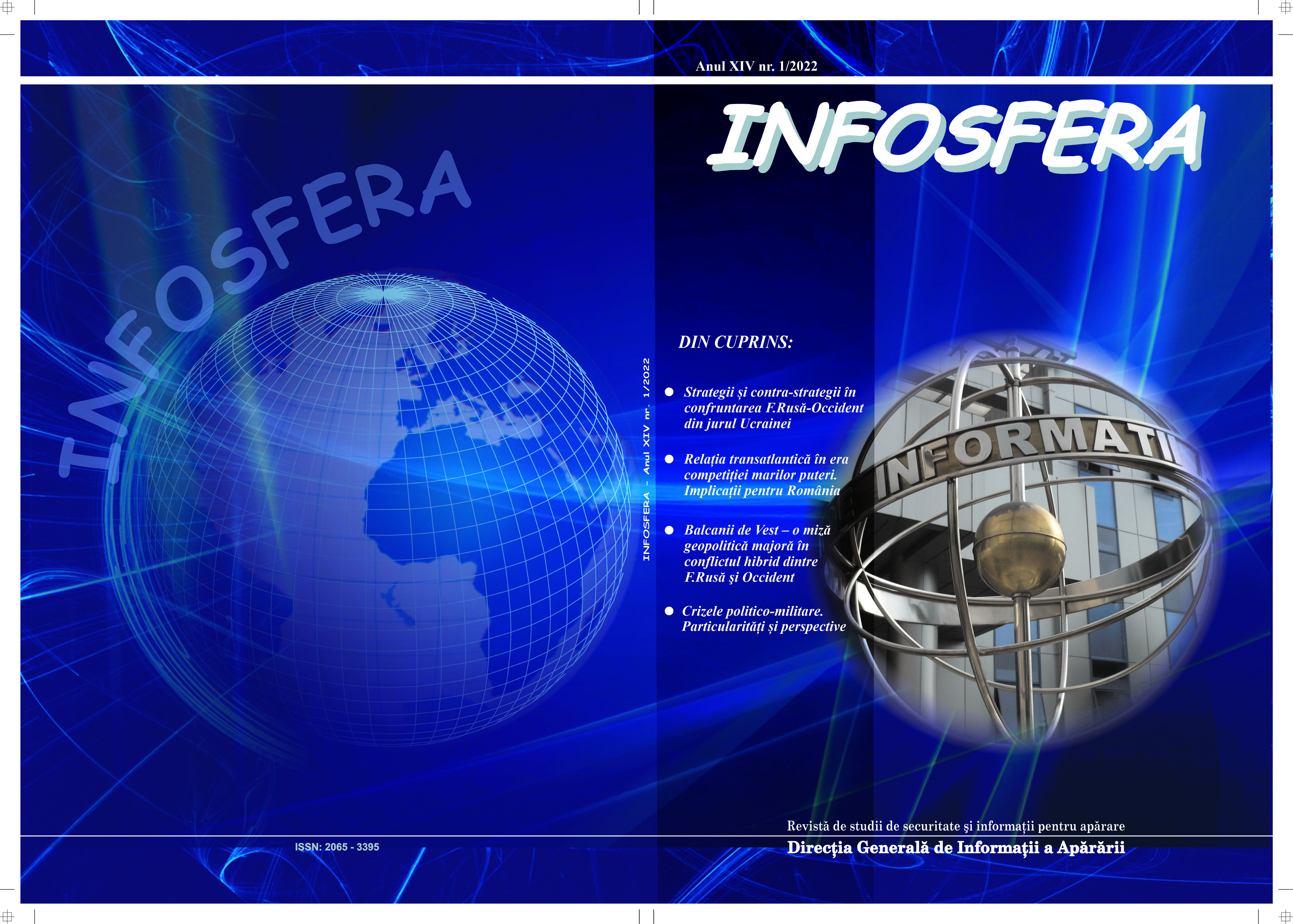 THE IMPACT OF THE PSYCHOLOGICAL PROFILE OF THE ROMANIAN PEOPLE IN THE SPHERE OF NATIONAL SECURITY. THE ROLE OF EDUCATION IN PREVENTING SUBVERSIVE INFLUENCE IN THE CYBER SPACE Cover Image