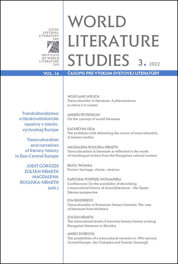 Transculturalism and narratives of literary history in East-Central Europe Cover Image