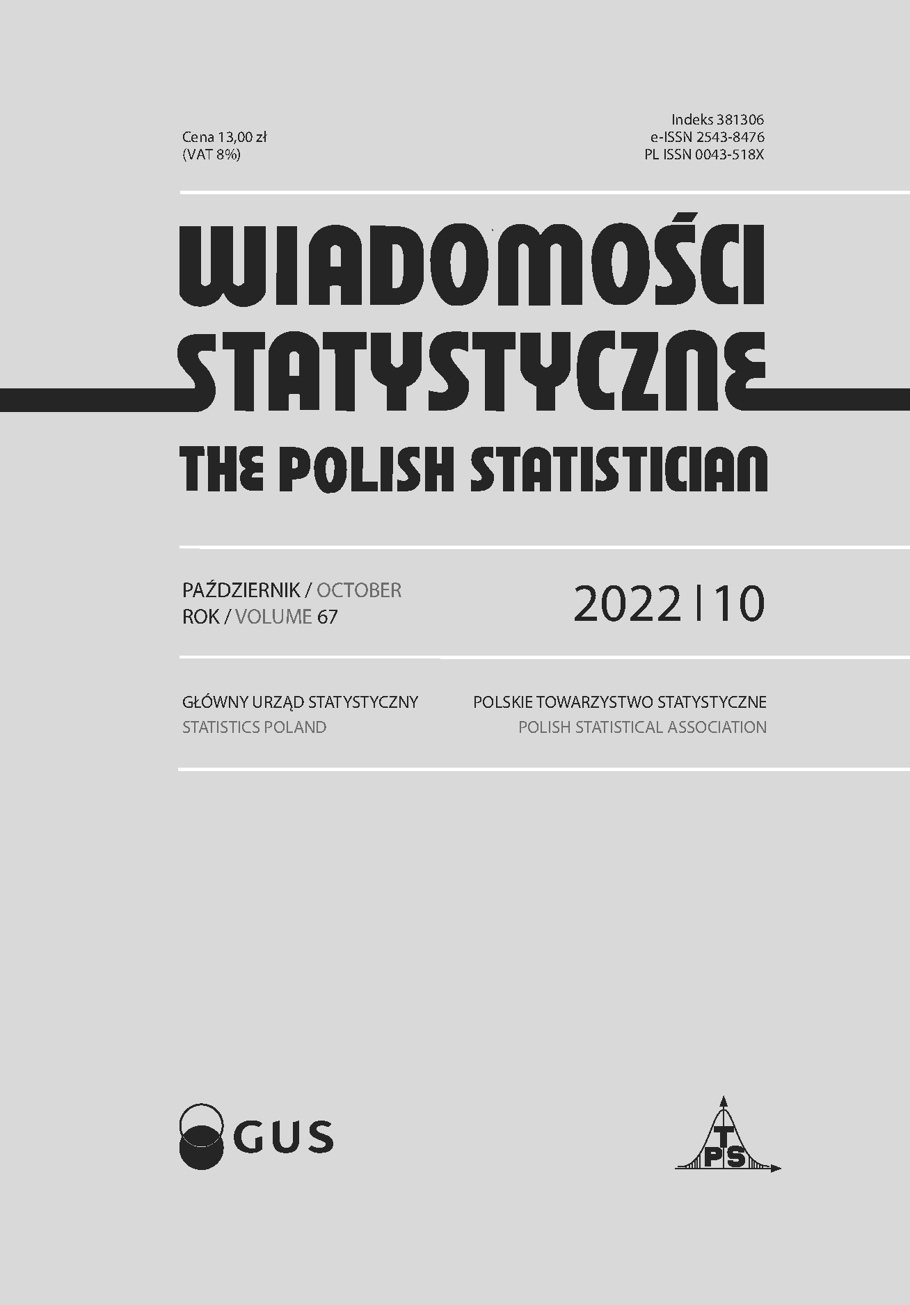 Publications of Statistics Poland. September 2022 Cover Image