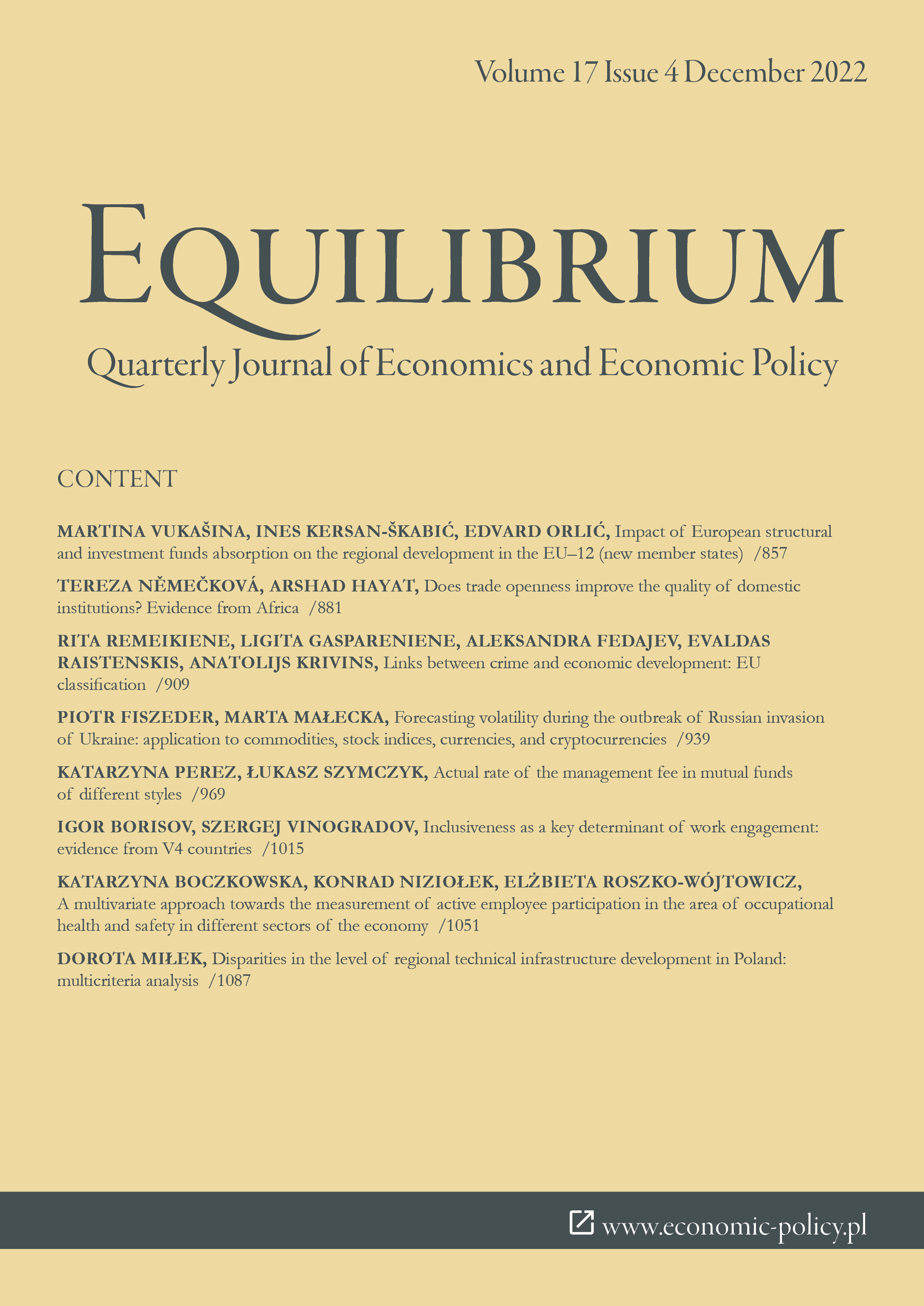 Impact of European structural and investment funds absorption on the regional development in the EU-12 (new member states)