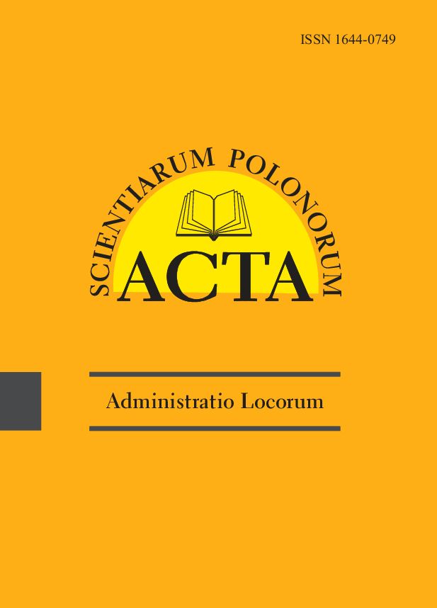 The economic dimension of revitalisation in Poland - local authorities' perspective