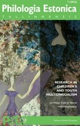 ARE ESTONIAN TEENAGERS OBSESSED WITH ENGLISH? WHAT DO CORPUS DATA SAY? Cover Image