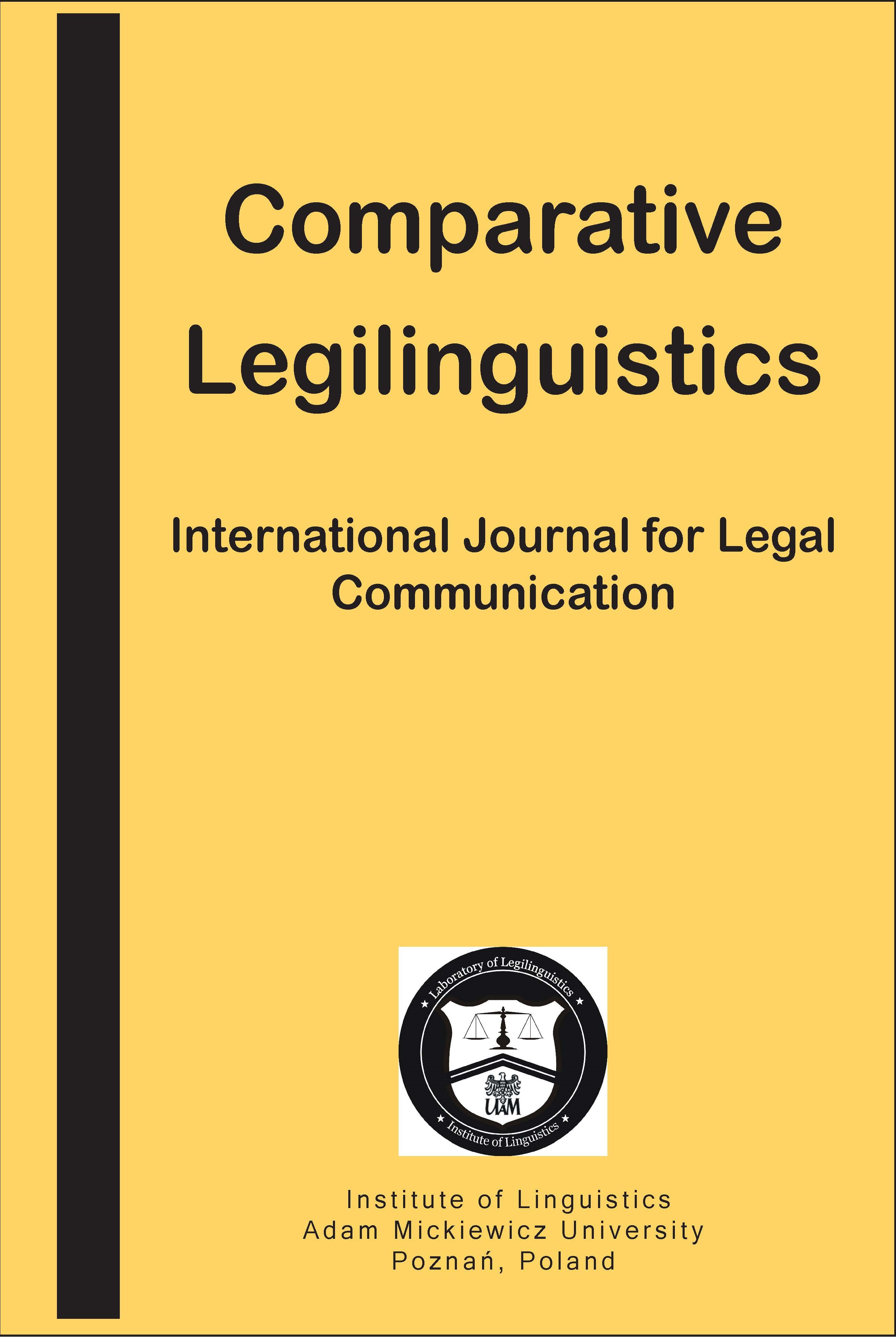 Translating legal formulae: a corpus-driven approach