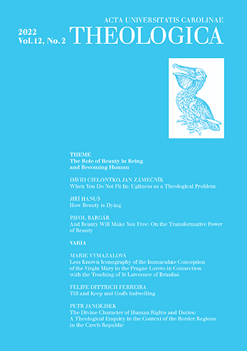 A Conference Report: ‘The Role of Beauty in Being and Becoming Human: An Interdisciplinary Perspective’ (19–22 May 2022, Fortna monastery, Prague) Cover Image