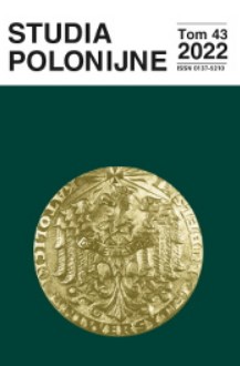 JOSEPH WIENIAWSKI’S ACTIVITY IN SCANDINAVIA – AN ATTEMPT AT RECONSTRUCTION ON THE BASIS OF SOURCE MATERIALS Cover Image