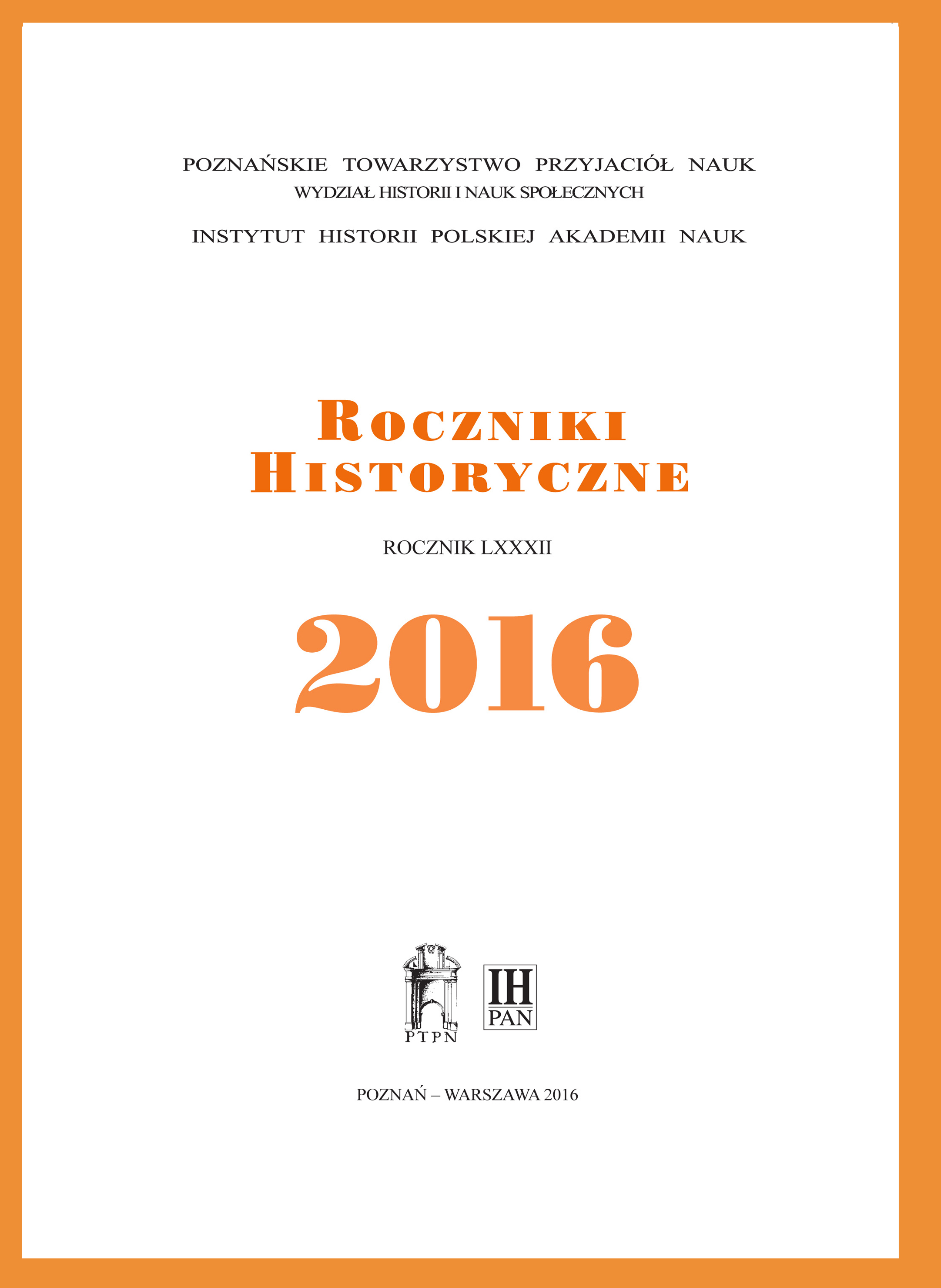 Historical Annals Cover Image