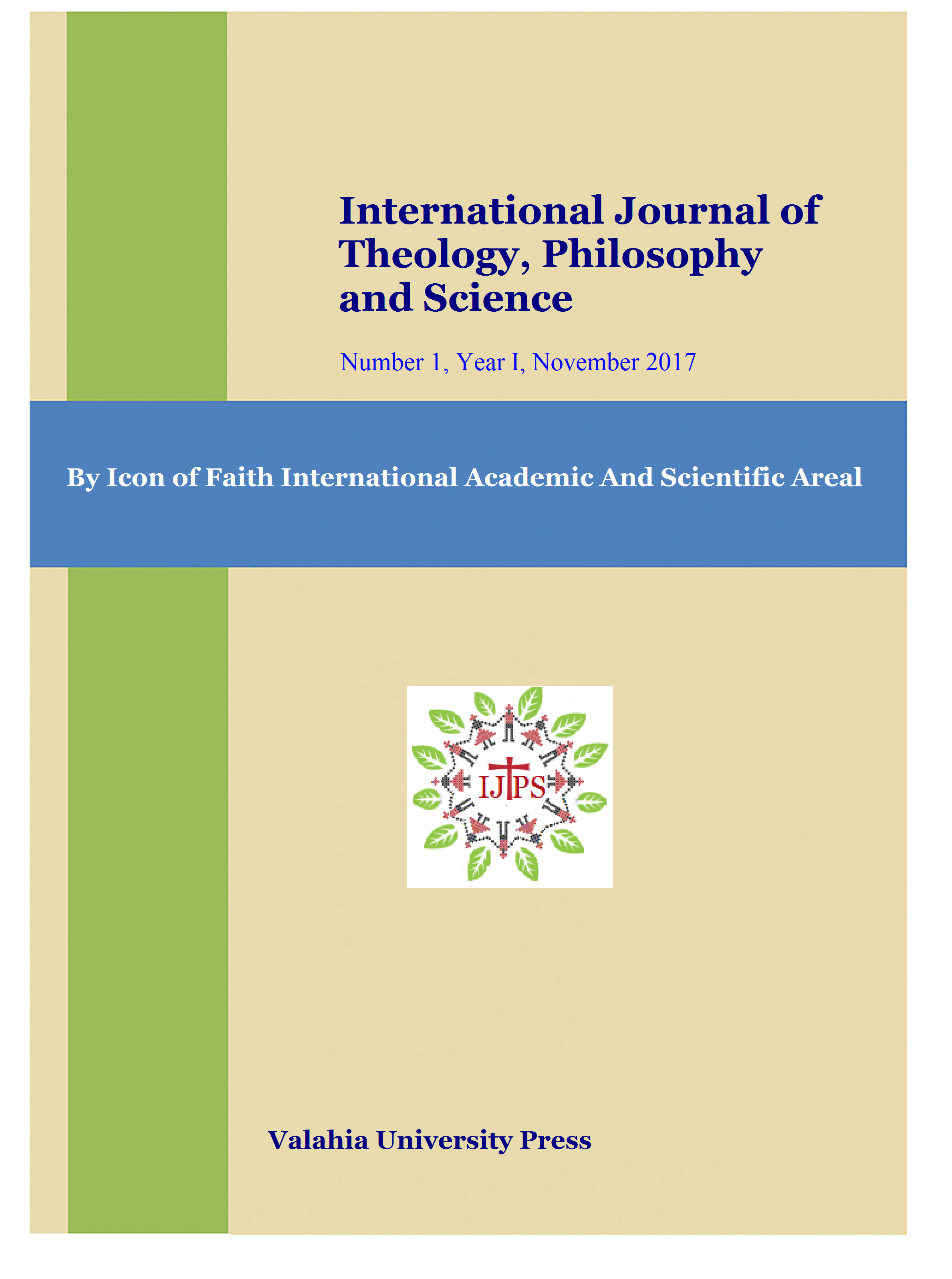 International Journal of Theology, Philosophy and Science Cover Image
