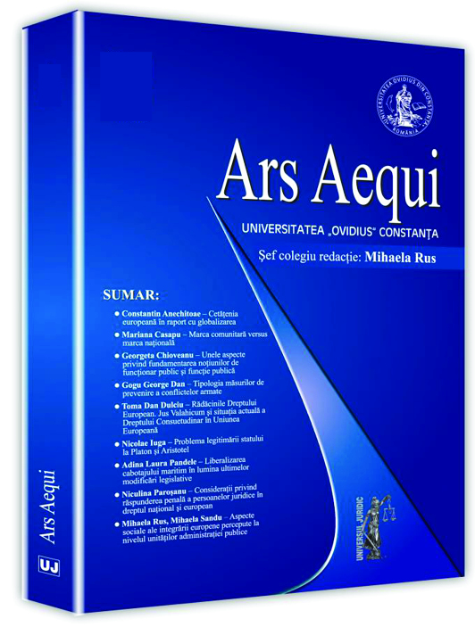 JOURNAL OF ARS AEQUI Cover Image