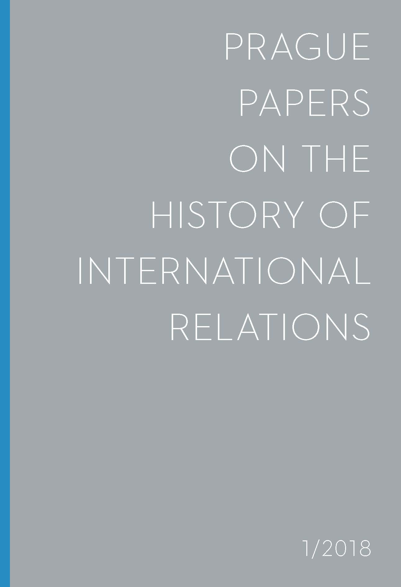 Prague Papers on the History of International Relations Cover Image