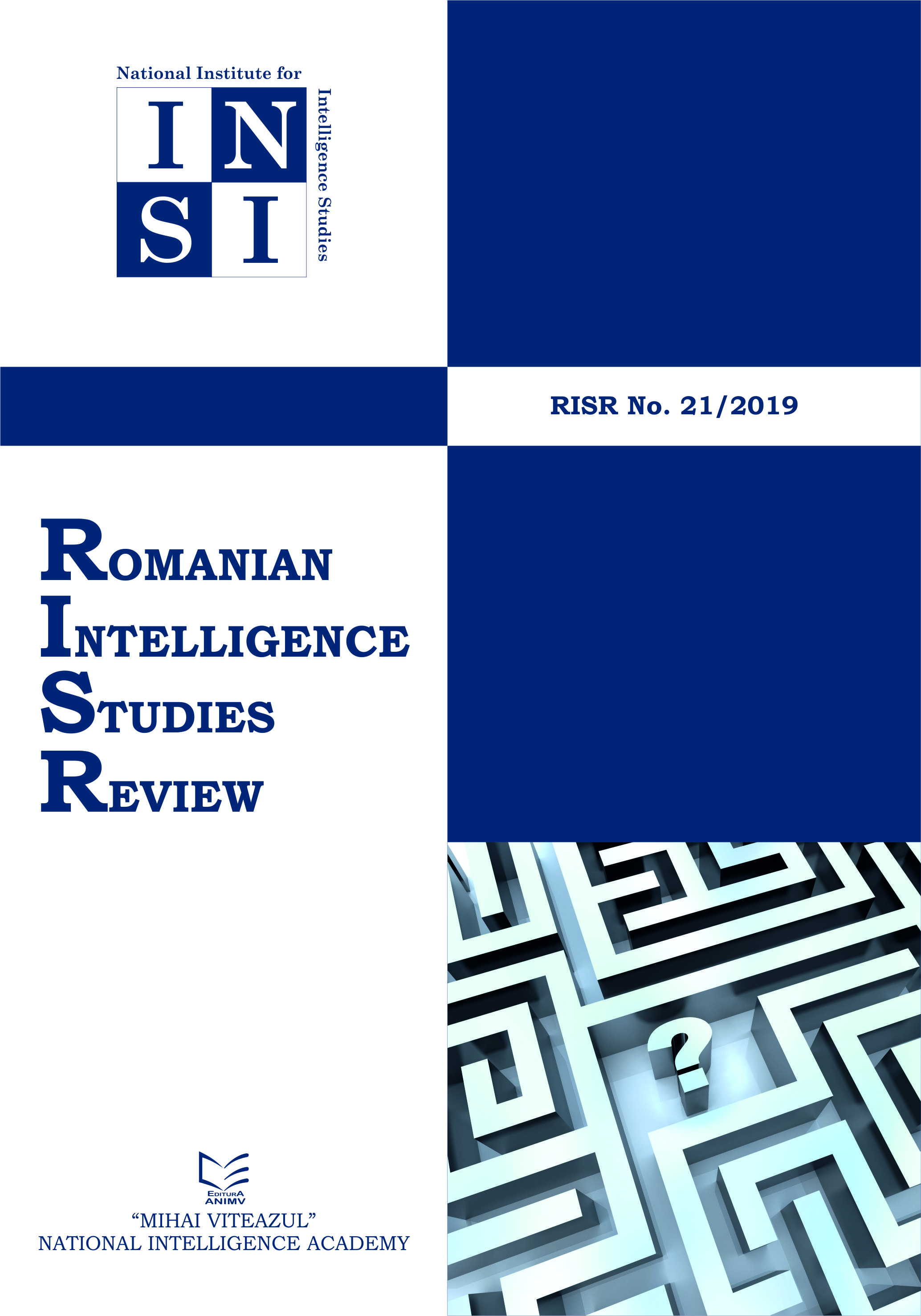 Romanian Intelligence Studies Review Cover Image