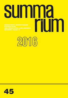 Summarium Cover Image